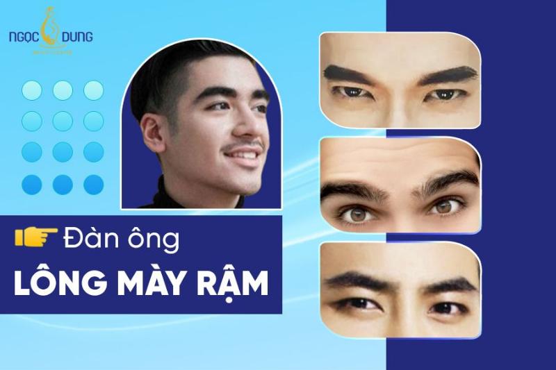 Tướng lông mày rậm ở nam giới