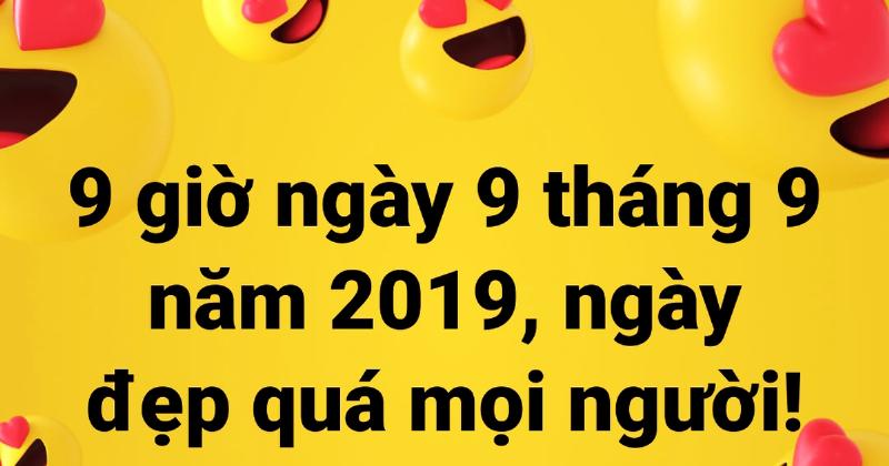 Ngày Cưới Tháng 9 Năm 2019