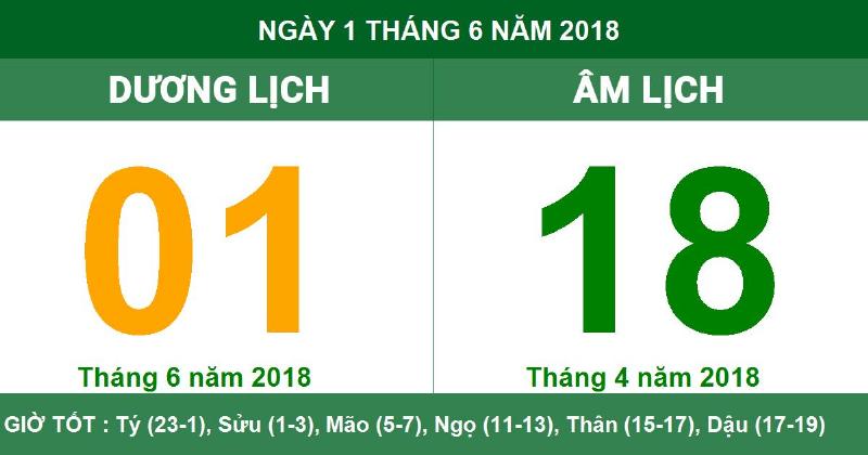 Lịch Vạn Niên 18/4/2018