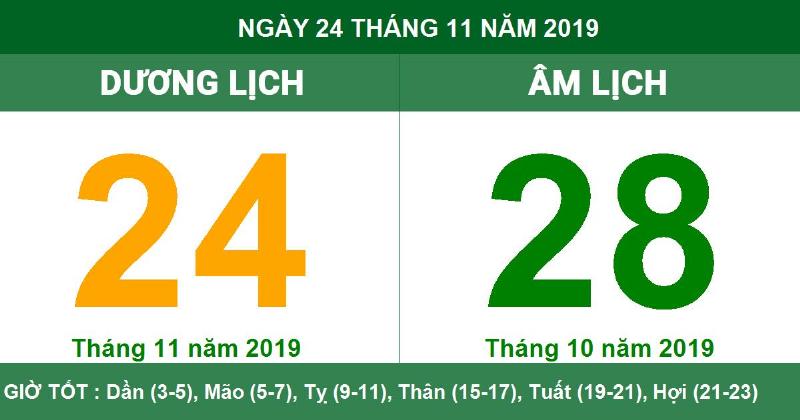 Câu Hỏi Thường Gặp Về Ngày 24/11/2019