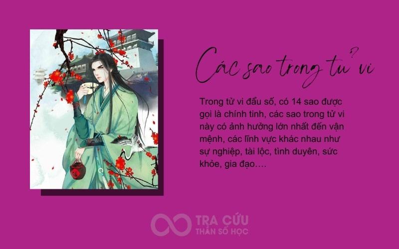 Sự kết hợp các sao trong tử vi