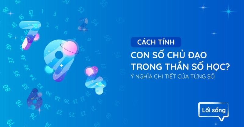 Ví dụ về cách tính con số chủ đạo