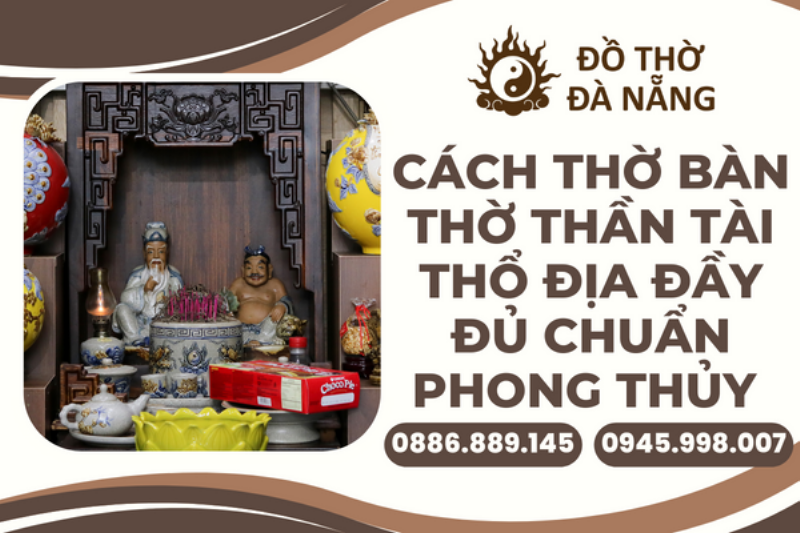 Chăm sóc bàn thờ Thần Tài