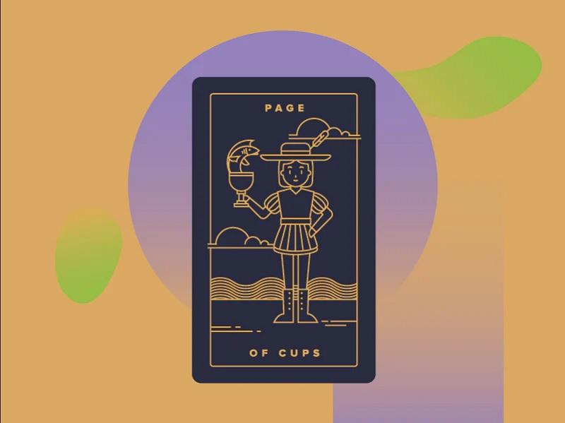 Page of Cups Kết hợp với Các Lá Bài Khác