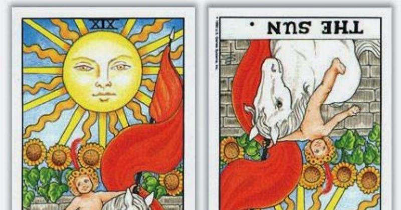 Lá bài Quỷ Dữ ở vị trí xuôi trong Tarot