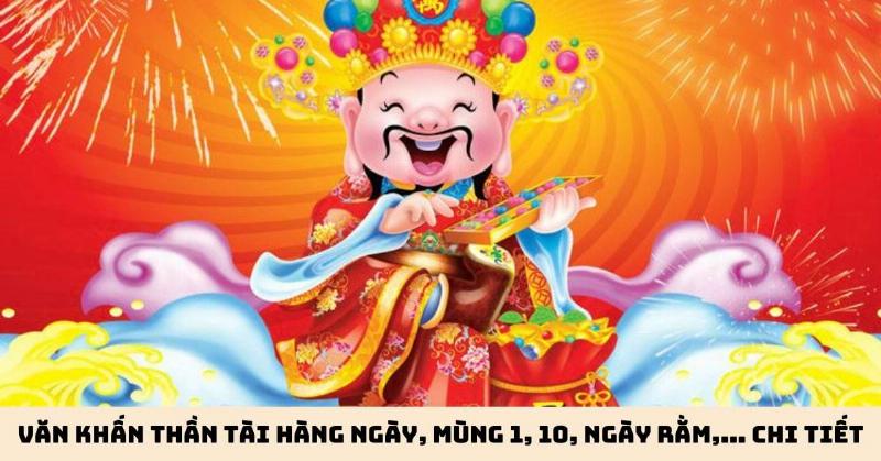 Hình ảnh văn khấn thần tài hàng ngày